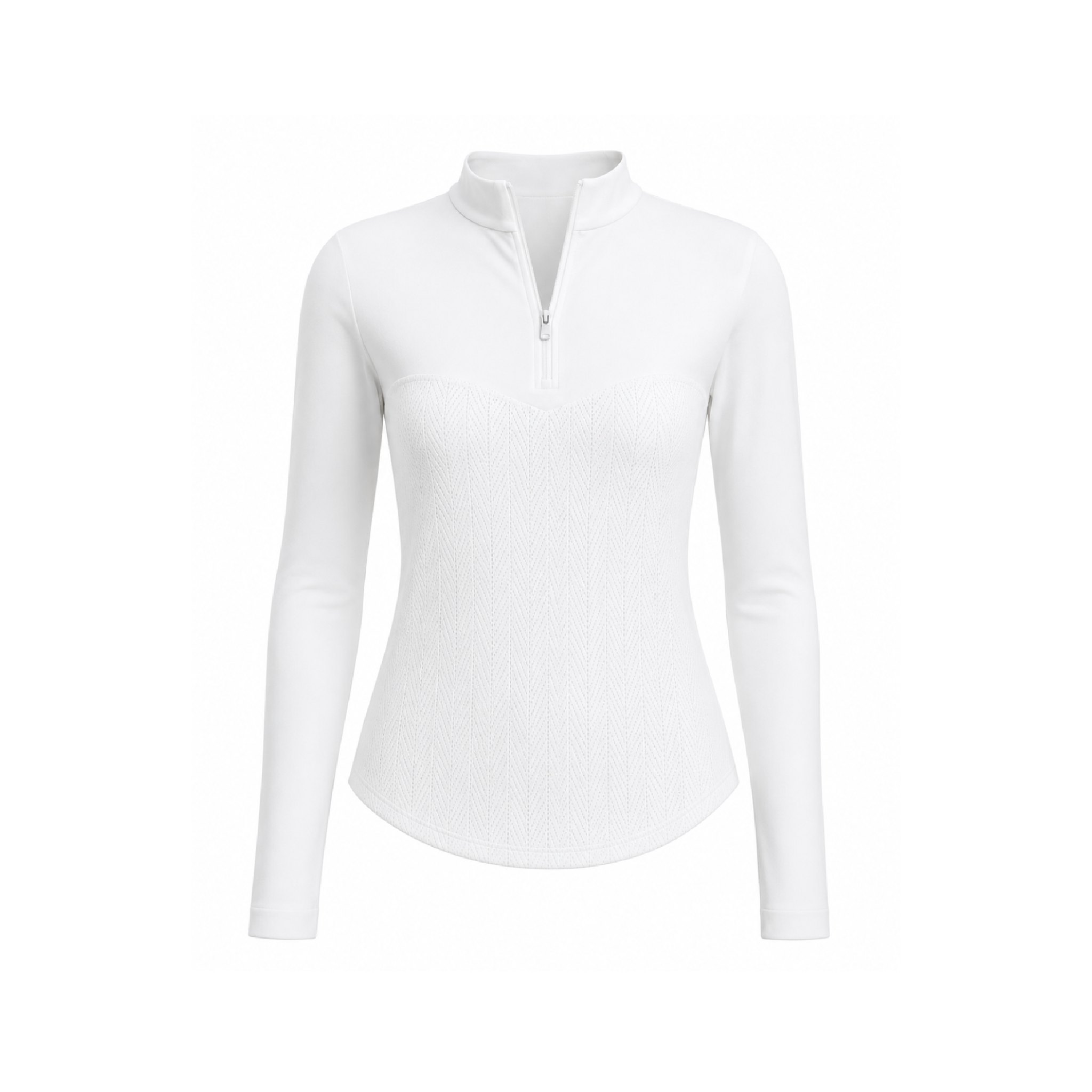 Club Quarter Zip in White
