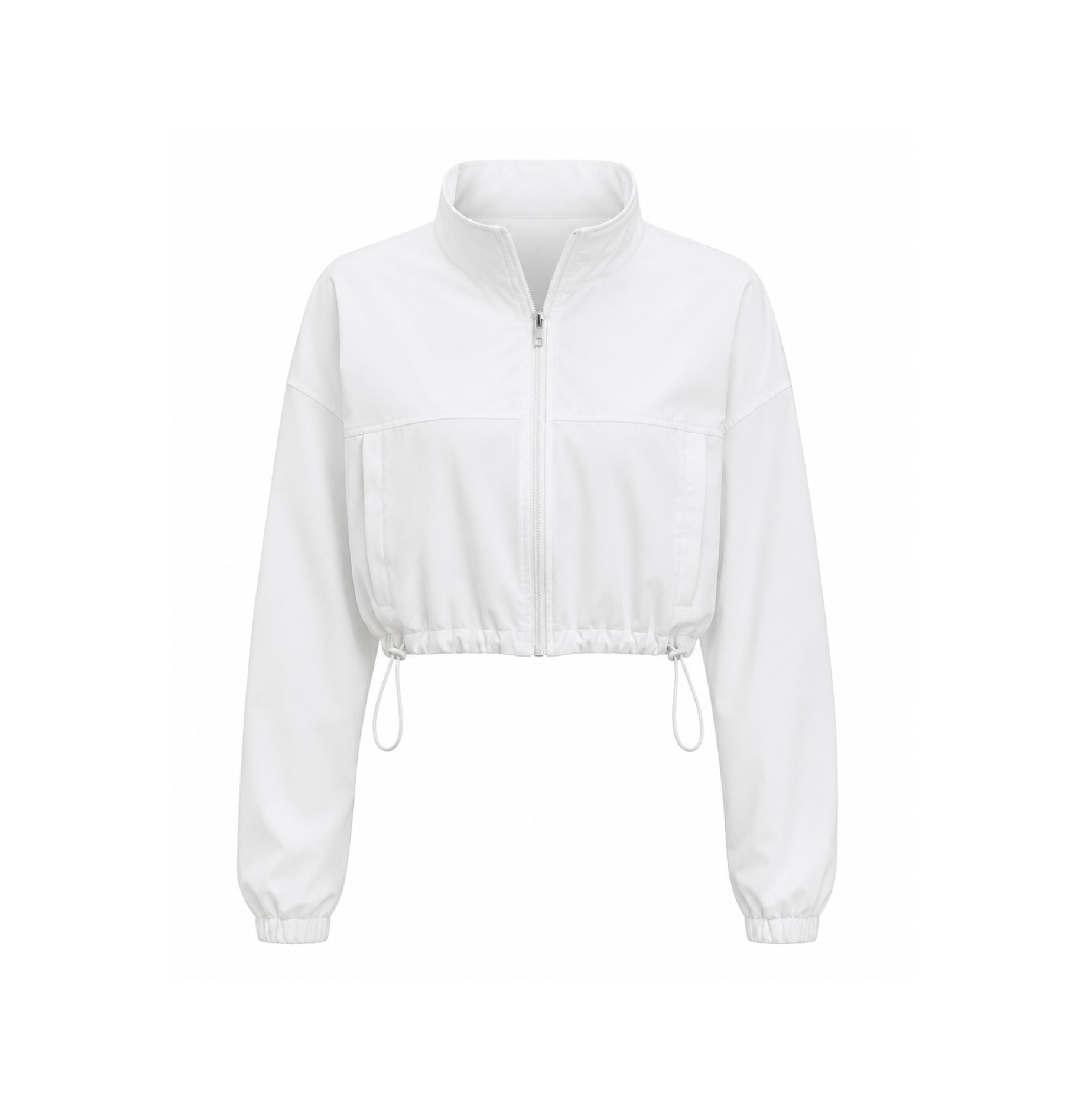 Drift Cropped Jacket in White